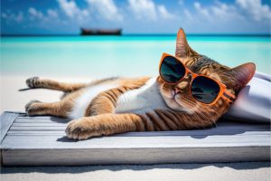 Cat Chilling-Licenced
